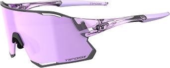 Tifosi Rail Race Rimless Shield - Cycling & Baseball | 100% UVA/UVB, shatterproof polycarbonate. Rimless shield fit, hydrophilic nose pads. For cycling, baseball & road/gravel.