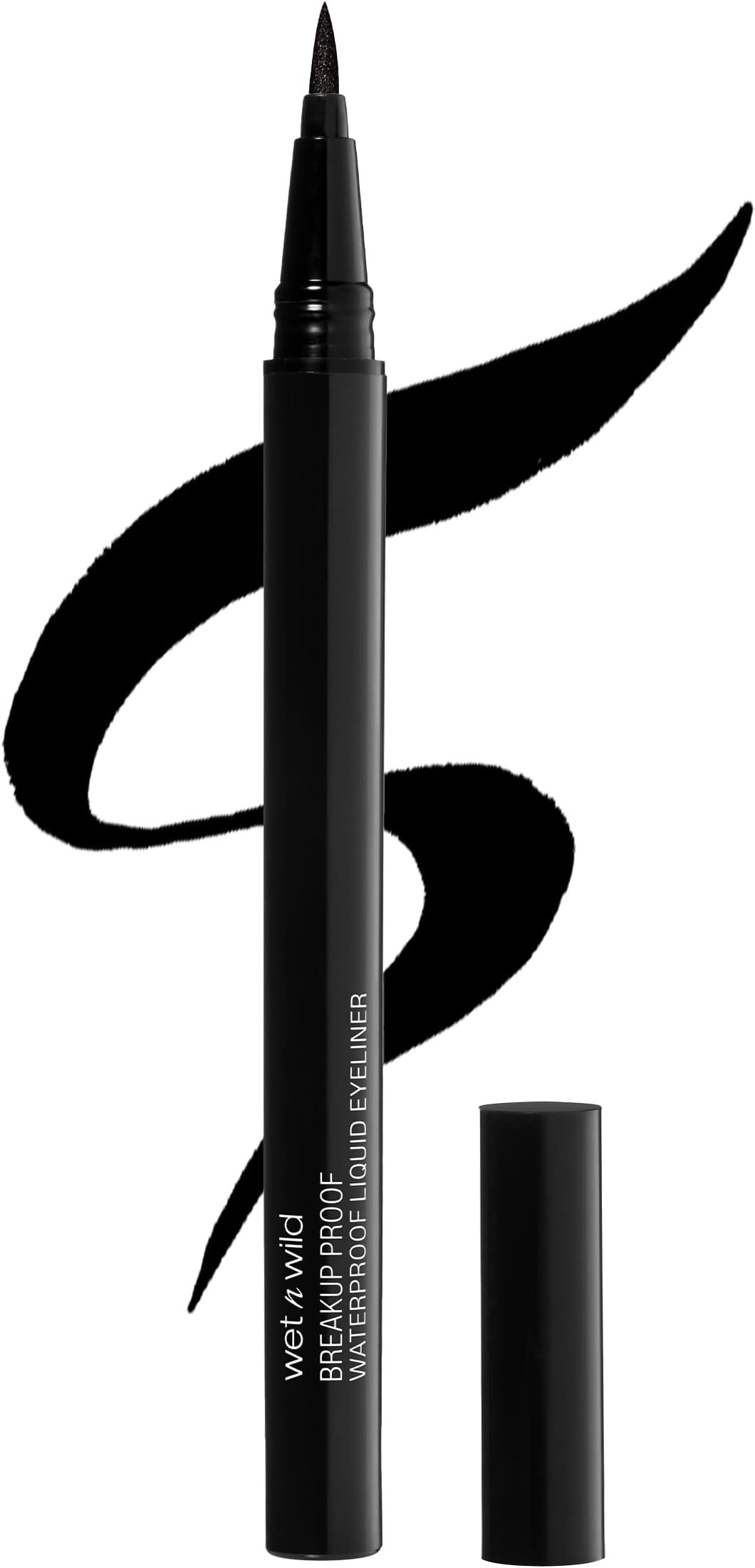 Mega Last Breakup Proof Liquid Eyeliner - Quick Drying, Smudge-Resistant, 16-Hour Wear - Cruelty-Free & Vegan - Black