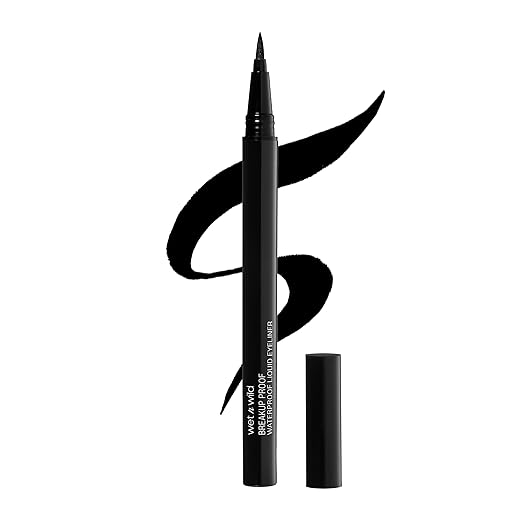 Delineador De Olhos À Prova D'Agua - Breakup Proof Waterproof Liquid Eyeliner - Ultra Black