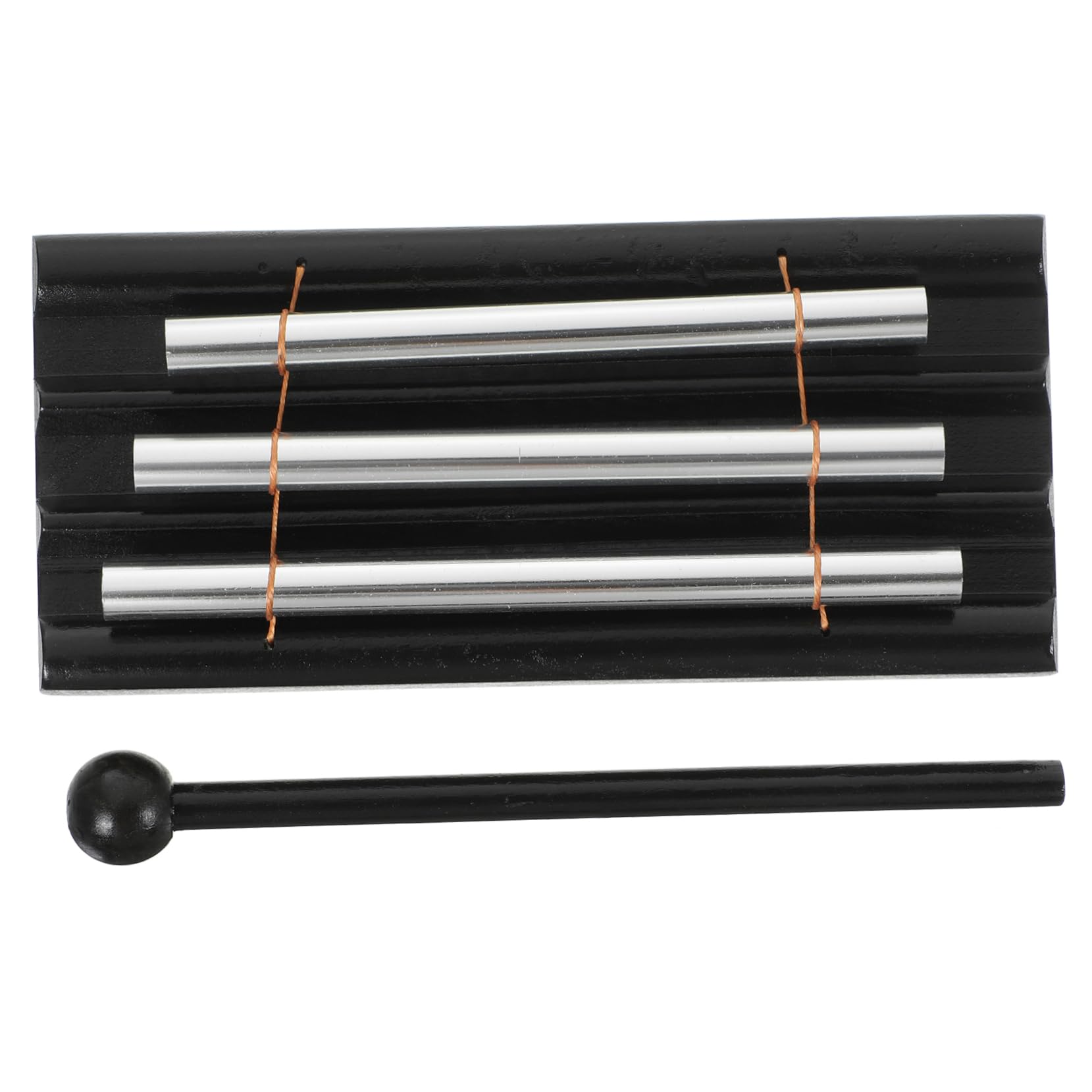 Levemolo Black Wind Chime Percussion Wind Chime Easy to Play Wind Chime Portable Wind Chime Clear Sound Wind Chime Musical Instruments Chime with Mallet Metal Wind Chimes Wood