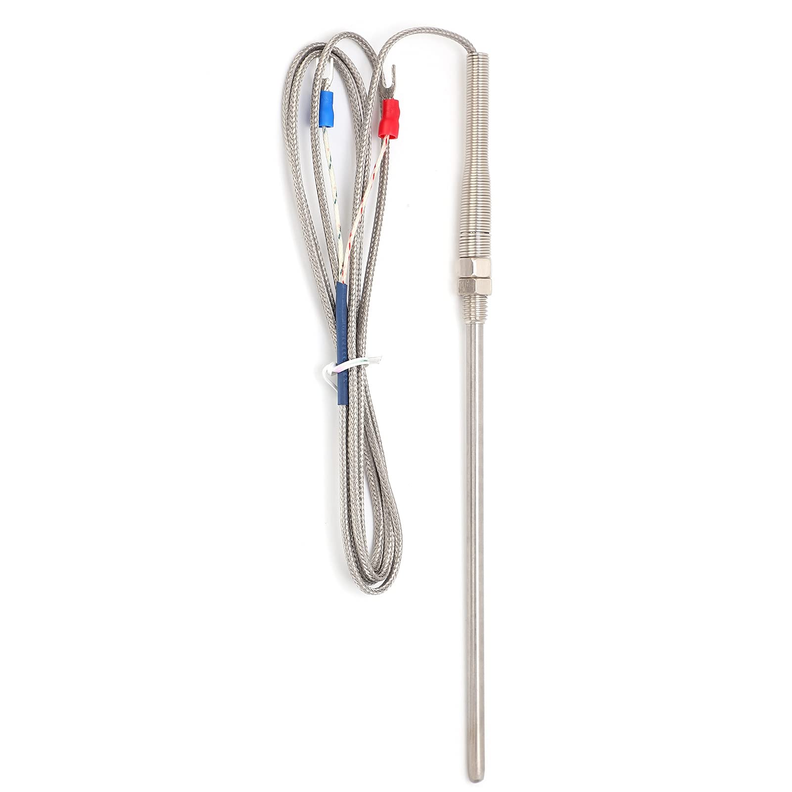 Keenso K Type Thermocouple, 5 Sizes 0-400°C 150mm M8 Stainless Steel