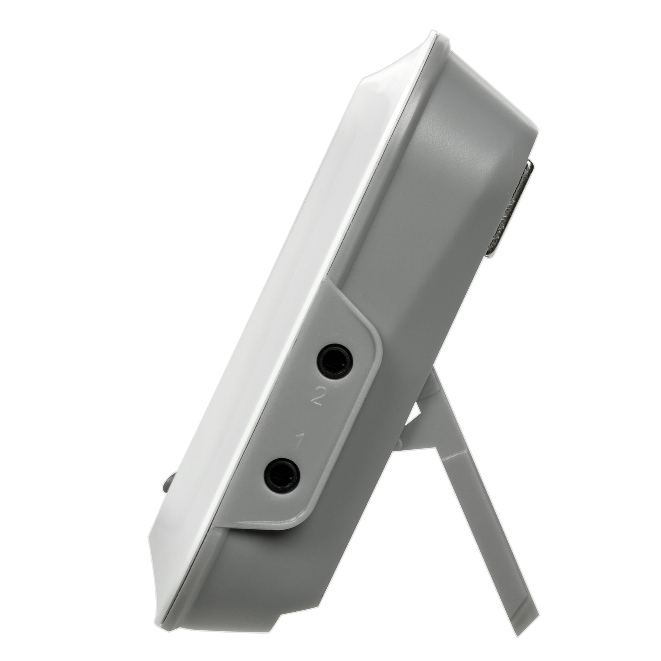 TFA Dostmann Termometro barbecue digitale, cucinca, arrosti, 14.1516, con 2 sonde acciaio inossidabile, termometro carne, forno a legna, 300 °C, con allarme, manzo/maiale/pollo/pesce, bianco
