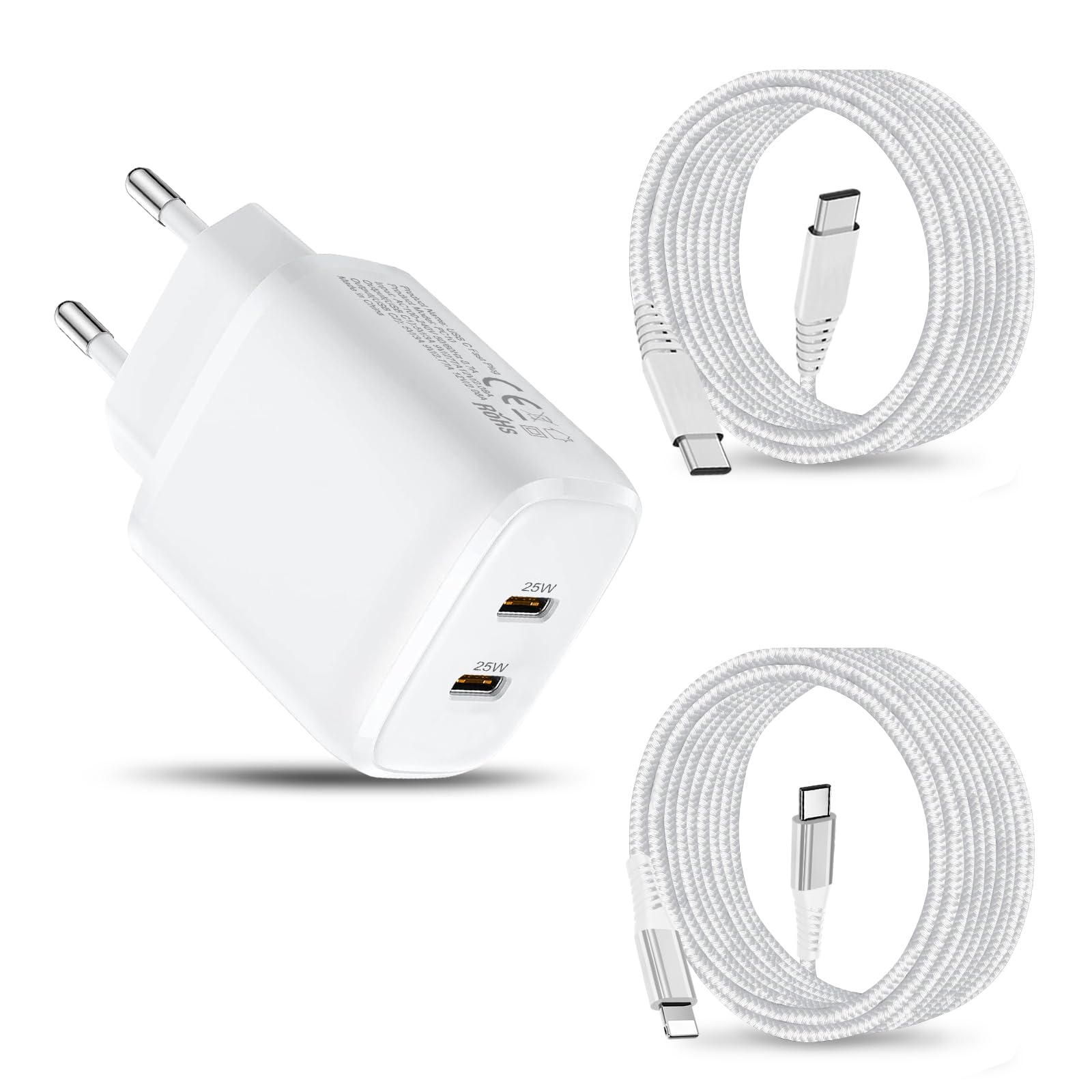 DOCK CONNETTORE RICARICA IPHONE 7 BIANCO