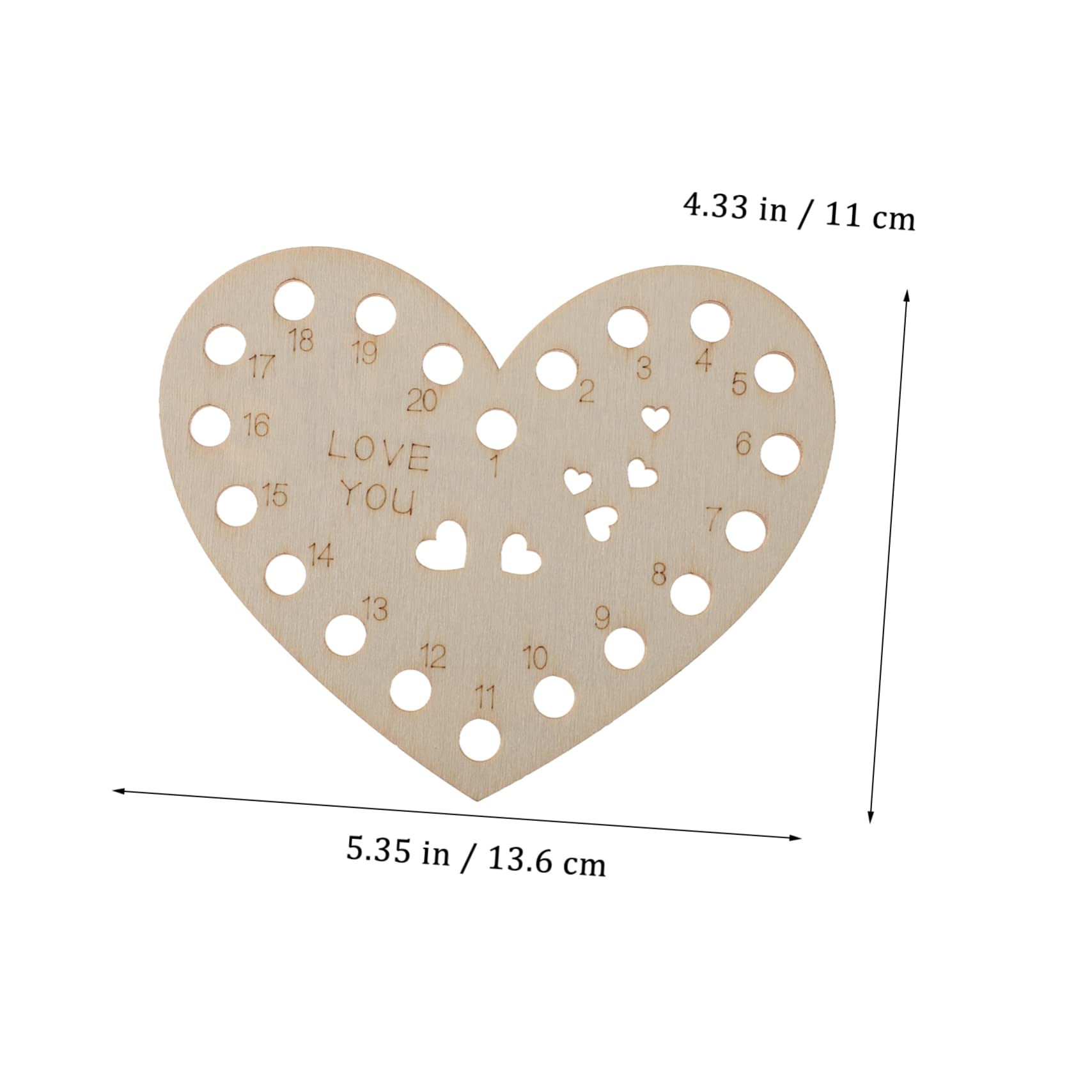 ULDIGI Cross Stitch Floss Holder Thread Organizer Tool Wooden Embroidery Thread Storage