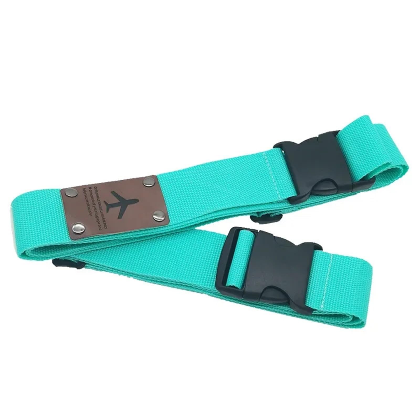 cinghie per bagagli Cinghie for bagagli, cinghie for valigie, for imballaggio incrociate, lucchetto con password, fisse, accessori(Green with lock)