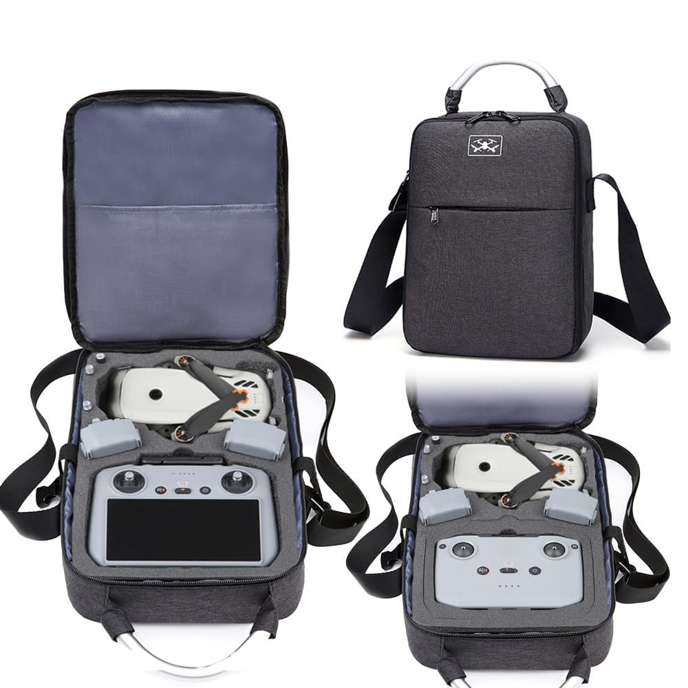 Borsa di immagazzinaggio per DJI Lito X1/Lito 1, custodia da trasporto portatile organizzatore da viaggio borsa a tracolla EVA custodia protettiva per Lito 1/X1 Drone RC-N3/RC 2 controller batterie