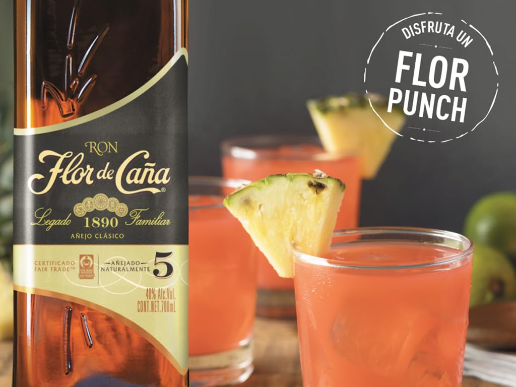 Ron Flor de Caña 5 años, 1 botella 70 cl — view 3