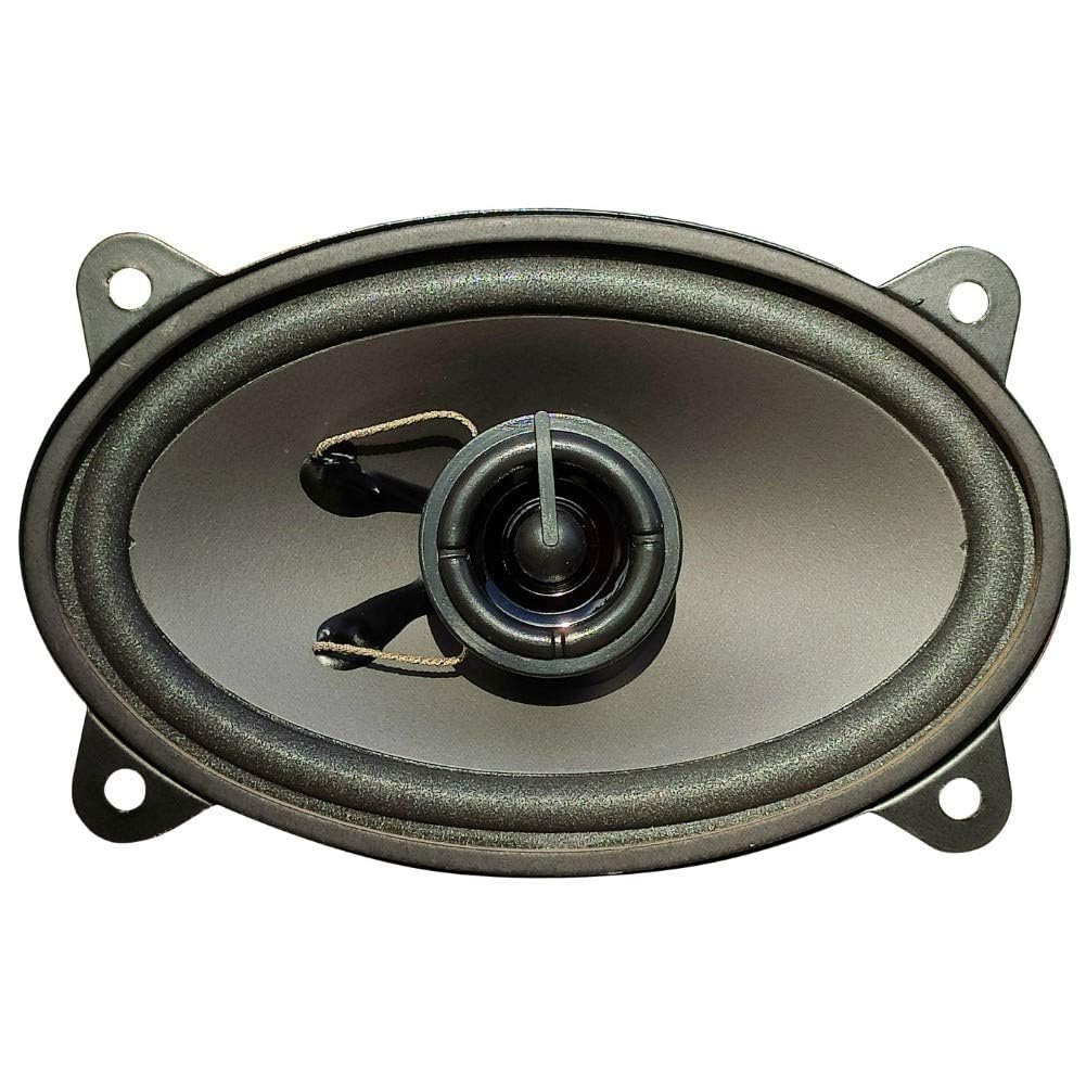 KIT SET PER PHONOCAR BASIC 66021 2 altoparlanti coassiali a 2 vie, 4" x 6" 9,00 x 15,00 cm 90 x 150 mm, 30 watt rms 60 watt max, 4 ohm, 90 db neri, a coppia