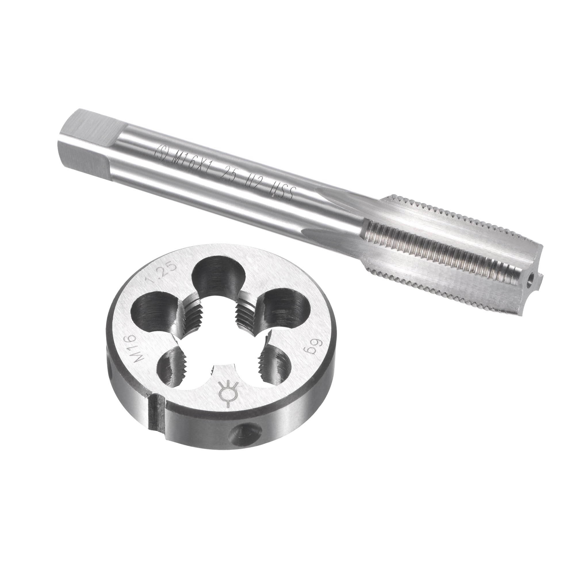 uxcell M14 x 2mm Metric Tap and Die Set, Machine Thread Screw Tap with Round Threading Die, Tap & Die Kit for Nut Screw Bolt Thread Repair — Amazon image 7