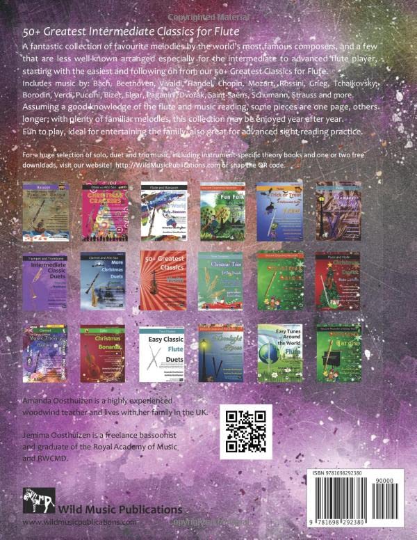 50+ Greatest Intermediate Classics for Flute: instantly recognisable tunes by the world's greatest composers arranged for the intermediate flute player (Flute Music for Intermediate Players) image 3