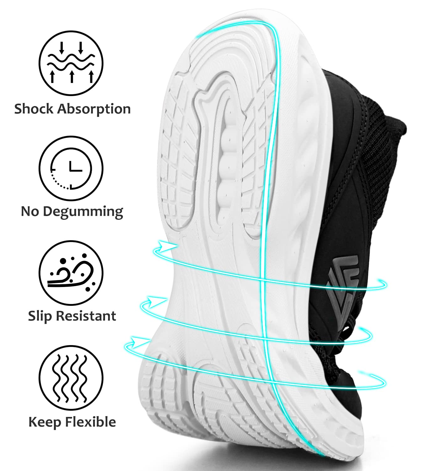 Giniros Sneakers Donna Scarpe Running Ginnastica Donna Corsa Camminata Trekking Tennis Outdoor Fitness Sportive Palestra Scarpe da Lavoro Leggere Traspiranti Casual Scarpe Comode Donna per Jogging