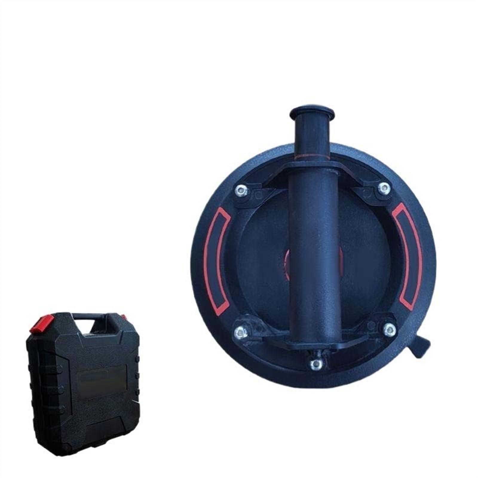 XXUDONG Air Pump Suction Cups, Brick Wall Floor Tools Marble Glass Suction Cups Retainers Electric Power (Size : 8 inch (Plastic Box))