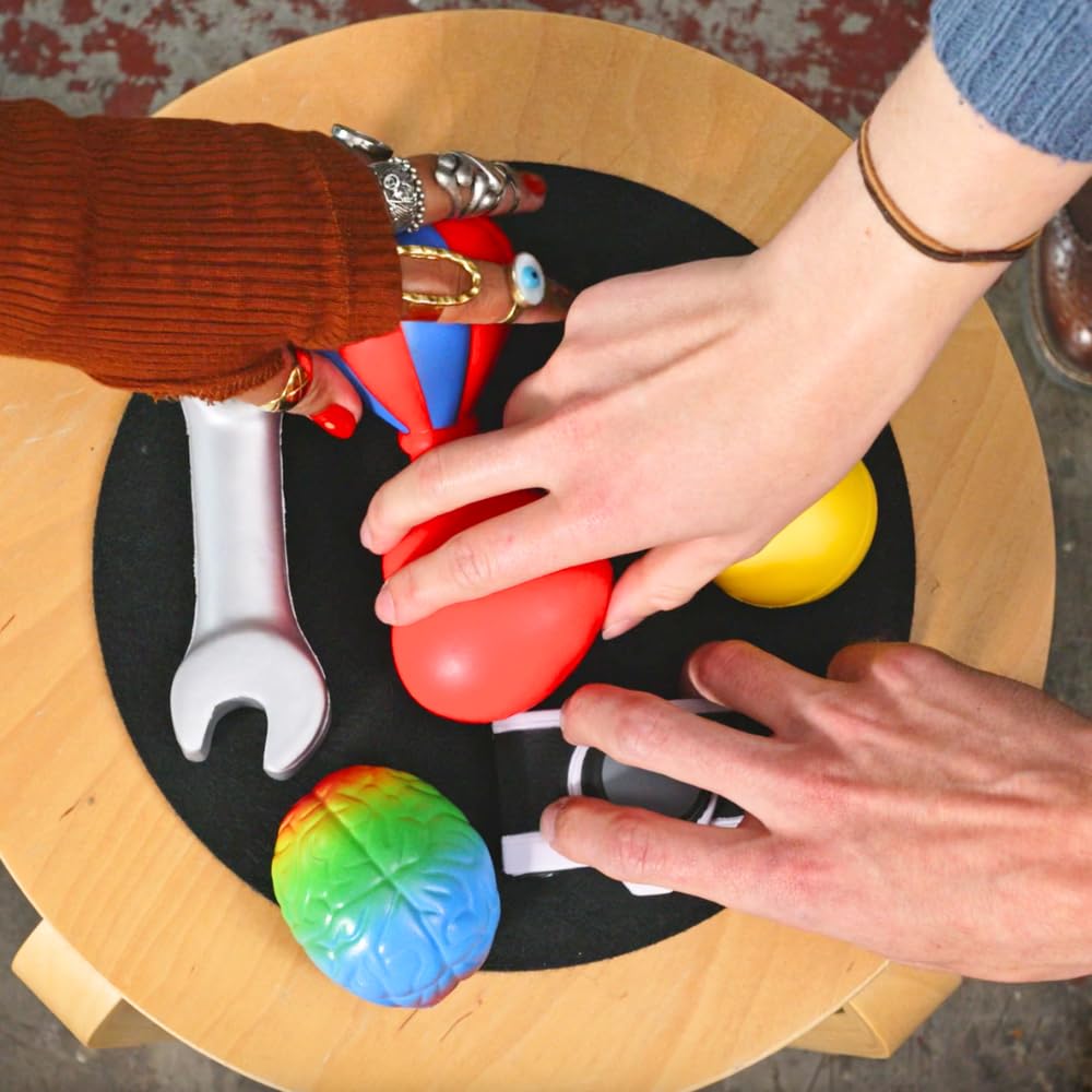Moderationsbälle-Set 11 Stück: Vielfältige Designs für Coaching, Teambuilding und Kreatives Denken, mit hochwertigem Baumwollbeutel
