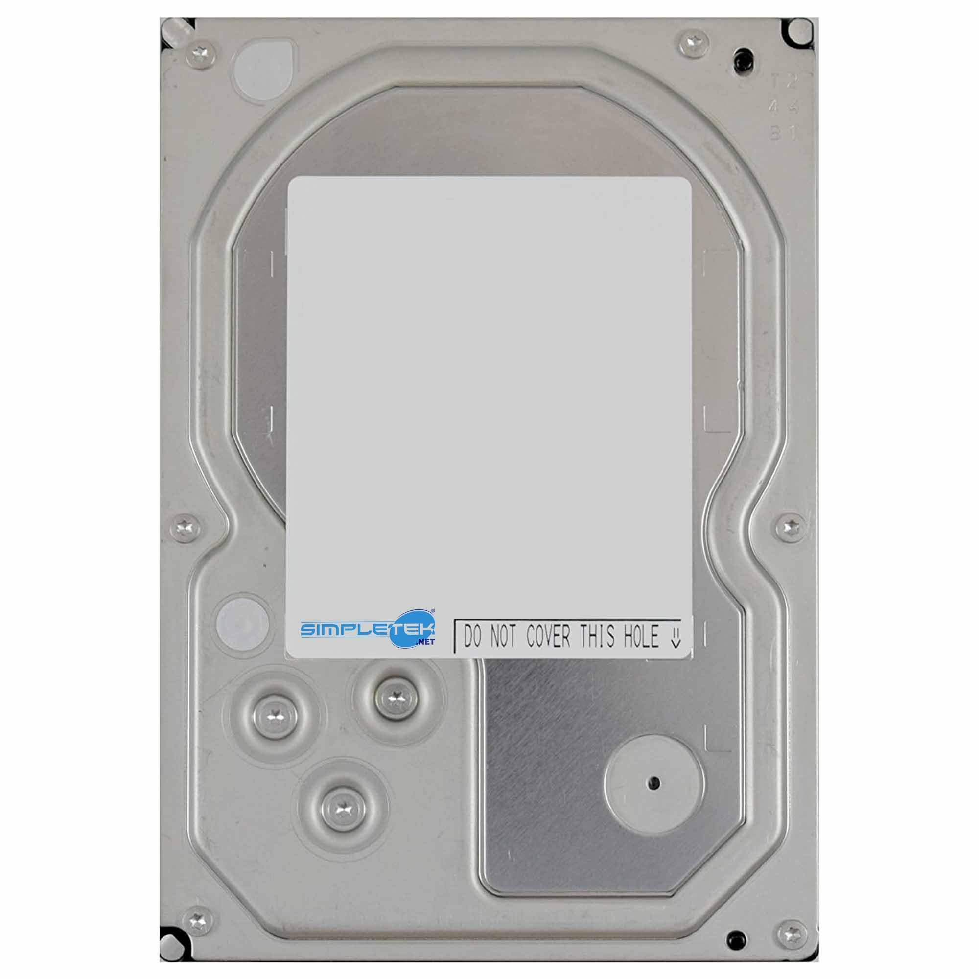 SIMPLETEK - HDD interno 6TB 3.5" SATA III -128MB Cache (Ricondizionato) | lettura 227MB/s, scrittura 227MB/s, latenza 4.16ms, trasferimento 6Gbps, settore 512byte, shock 70G, 7200RPM