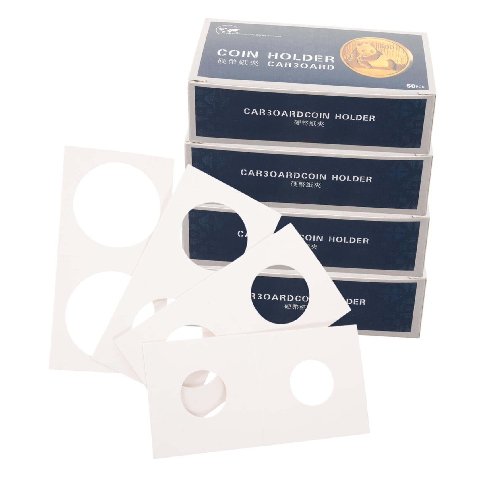 Angoily 4 Sätze Boxen Transparente Münzhalter Münzpapierclips Für Pro Praktische Münzaufbewahrung 4boxen*4