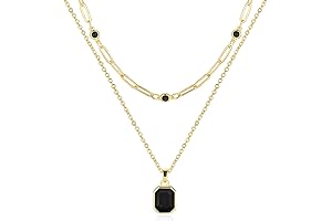 18k Gold Layered Necklaces for Women