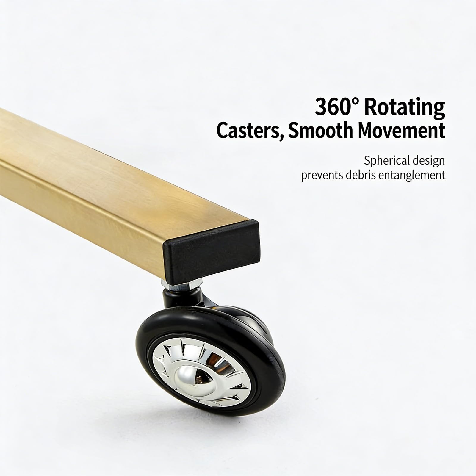 Carrito plegable con bandeja, carrito utilitario de acero inoxidable con 4 ruedas, capacidad de 66 libras por bandeja, carrito rodante multifuncional para salones de belleza y barberías