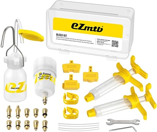 Kit de purga de frenos de freno hidráulico de bicicleta Aceite de freno de disco mineral para Shimano, MAGURA, TEKTRO, herramientas de reparación de