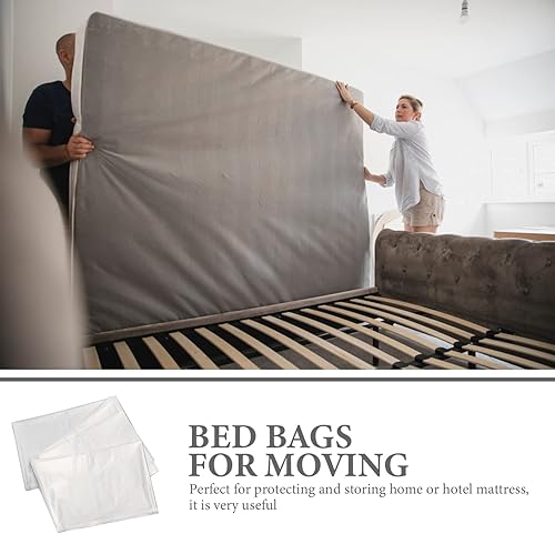 Miniatura 7 de ARTIBETTER Funda protectora de colchón para cama para mudanza y almacenamiento bolsa de colchón de tamaño matrimonial funda de colchón reutilizable