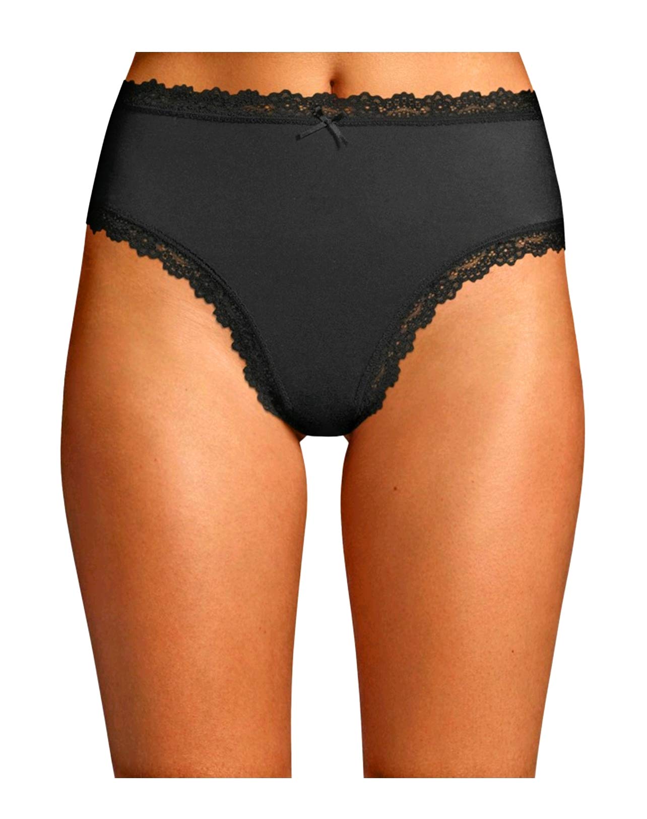Secret Treasures3 Pack Super Soft Brief Panties - Black, White, Tan