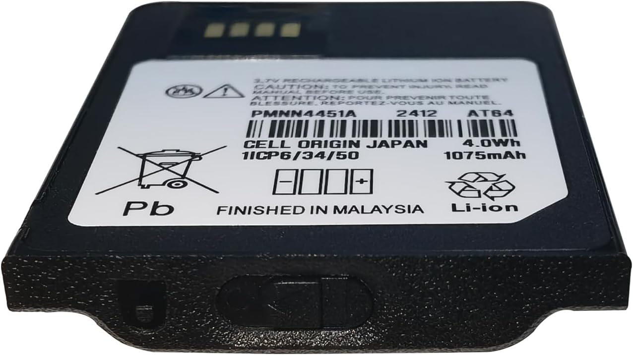 (2 Pack) PMNN4451 PMNN4451A Battery Compatible for Motorola Minitor VI Minitor 6 Battery - Image 5