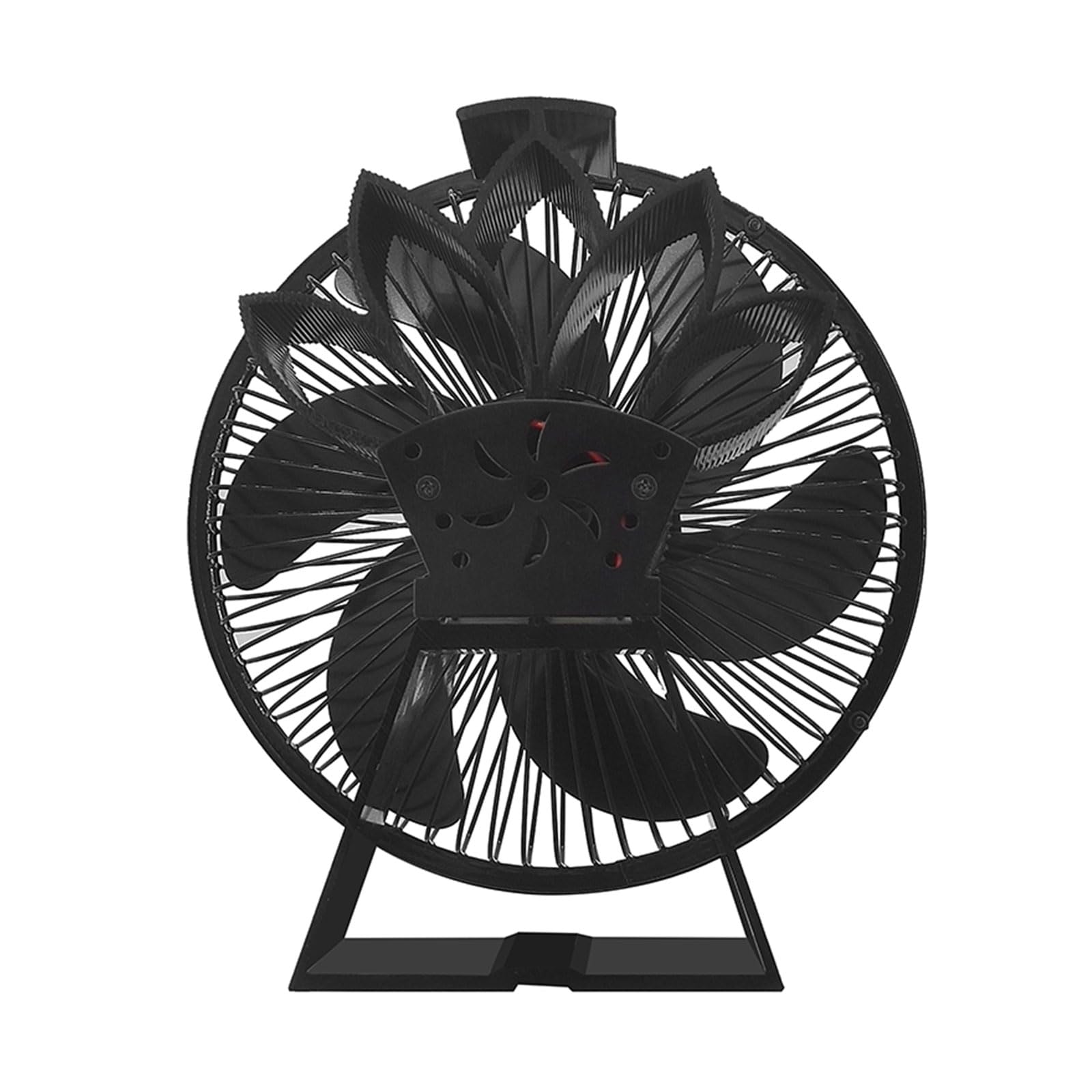 Heat Powered Stove Fan for Wood Burning Quiet Upgraded Aluminum Alloy Fan for Comfortable Environment Stove