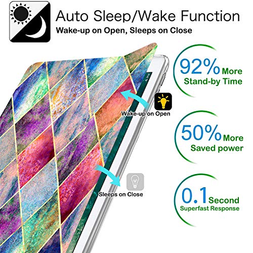 Image of DuraSafe Cases For iPad Pro 11 4th 3rd 2nd Generation Cover A2759 A2762 MNXD3HN /A A2435 MNXG3HN /A A2761 MNXF3HN /A A2377 MNXJ3HN /A MNXE3HN /A MNXH3HN /A MNXN3HN /A MP553HN /A A2228 MY232HN /A - Diamond Grid