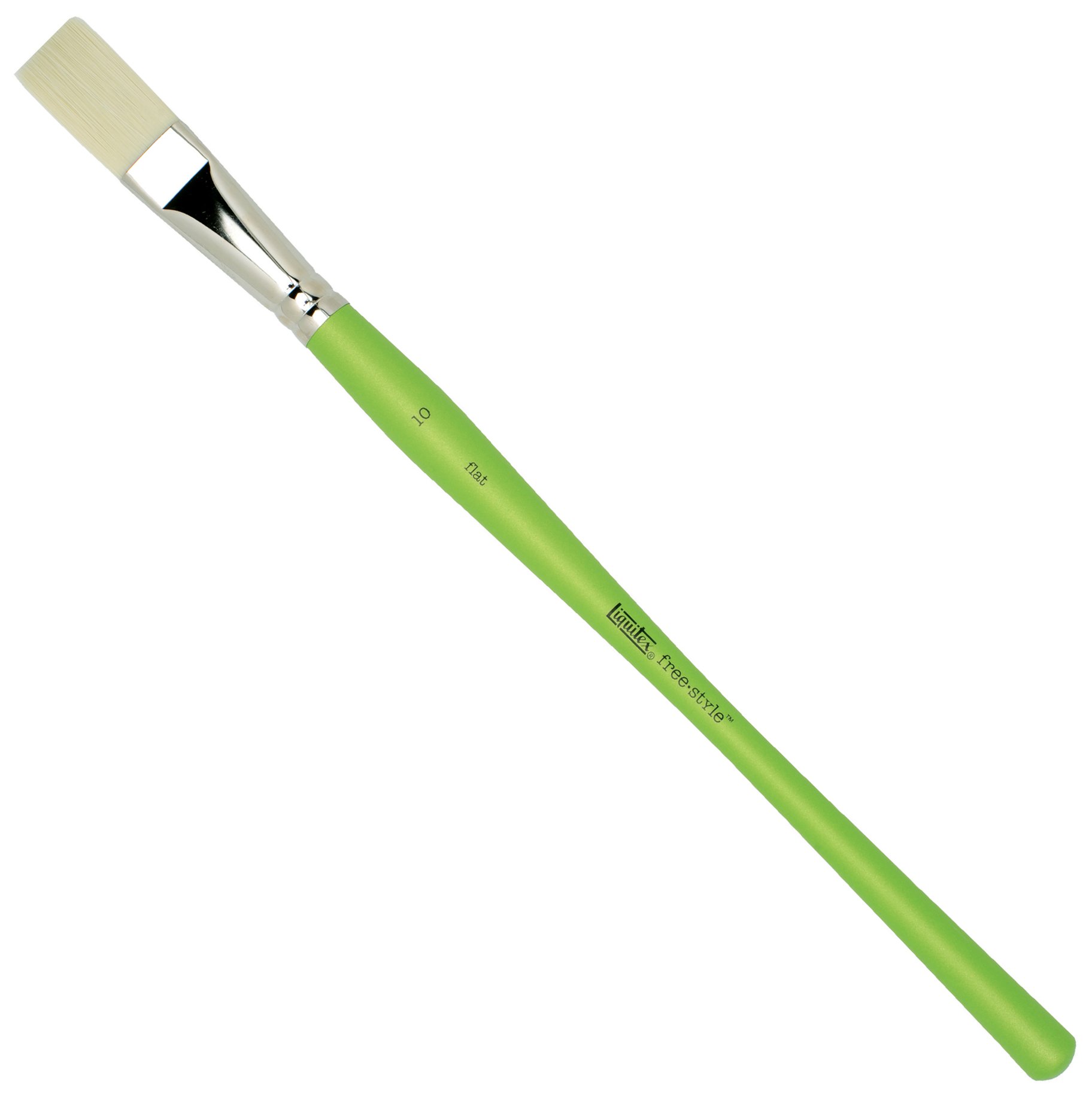 Liquitex 1300310 Free Style Künstler - Pinsel, langlebig und formstabil aus hochwertigen synthetischen Faser für volle Kontrolle beim Farbauftrag -Flachpinsel - Nr. 10