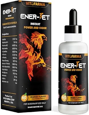 VITOFARMA Ener-Jet Energy Booster for Rooster Natural Multivitamin - Liquid 60 ml