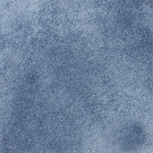 MICRO SUEDE (SUEDE) FABRIC 58/60 WIDE SOLD BY THE YARD FOR UPHOLSTERY - denim blue