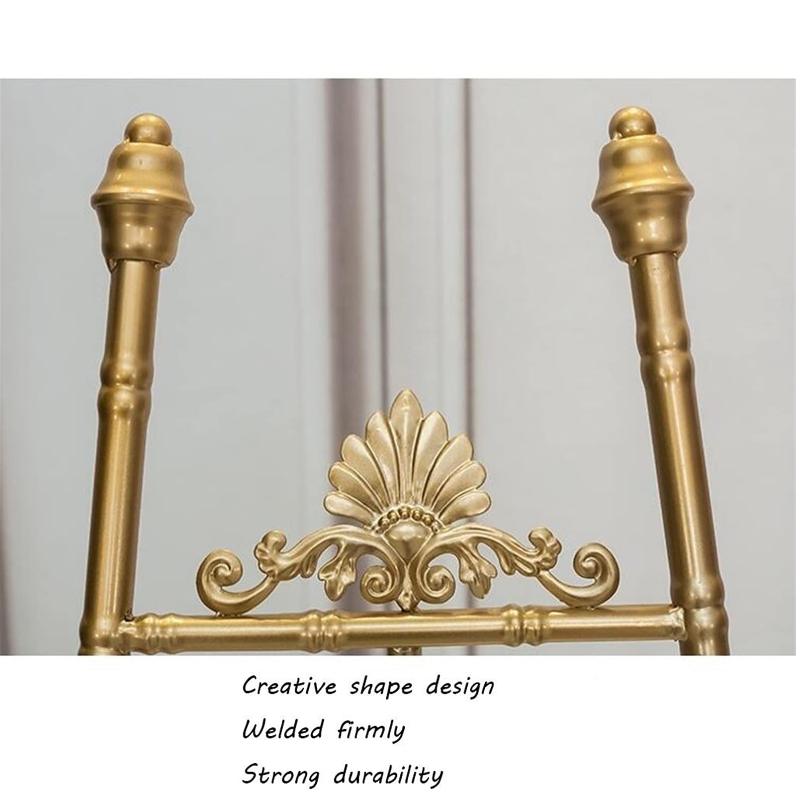 statyw Stojak na zdjęcia ślubne, sala hotelowa Wystawa wydarzeń Reklama Sztaluga Retro z kutego żelaza Dekoracyjny uchwyt na obrazy do wszelkich działań (50 * 150 cm)