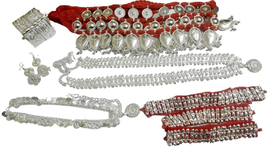 Elite Trade silver Odissi Dance Jewelry Set For Girls and Women (B0DCWWBC74) Amazon Price History, Amazon Price Tracker