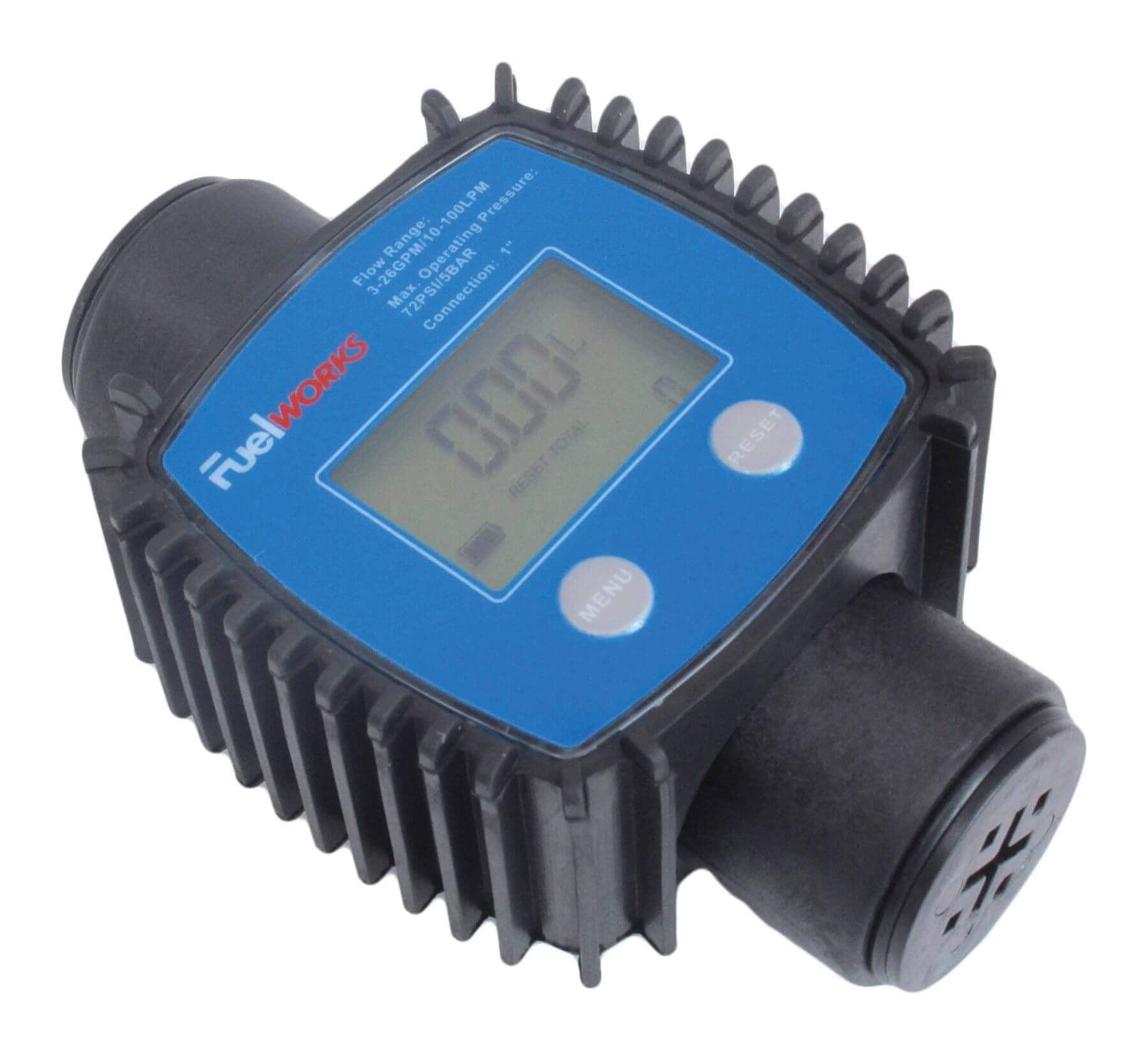 SIO Contador Digital para Gasoil, AdBlue y Combustibles – Medidor de Caudal Electrónico Preciso – Pantalla LCD – Ideal para Taller, Depósitos y Transferencia de Líquidos Automoción - Medidos Gasoil