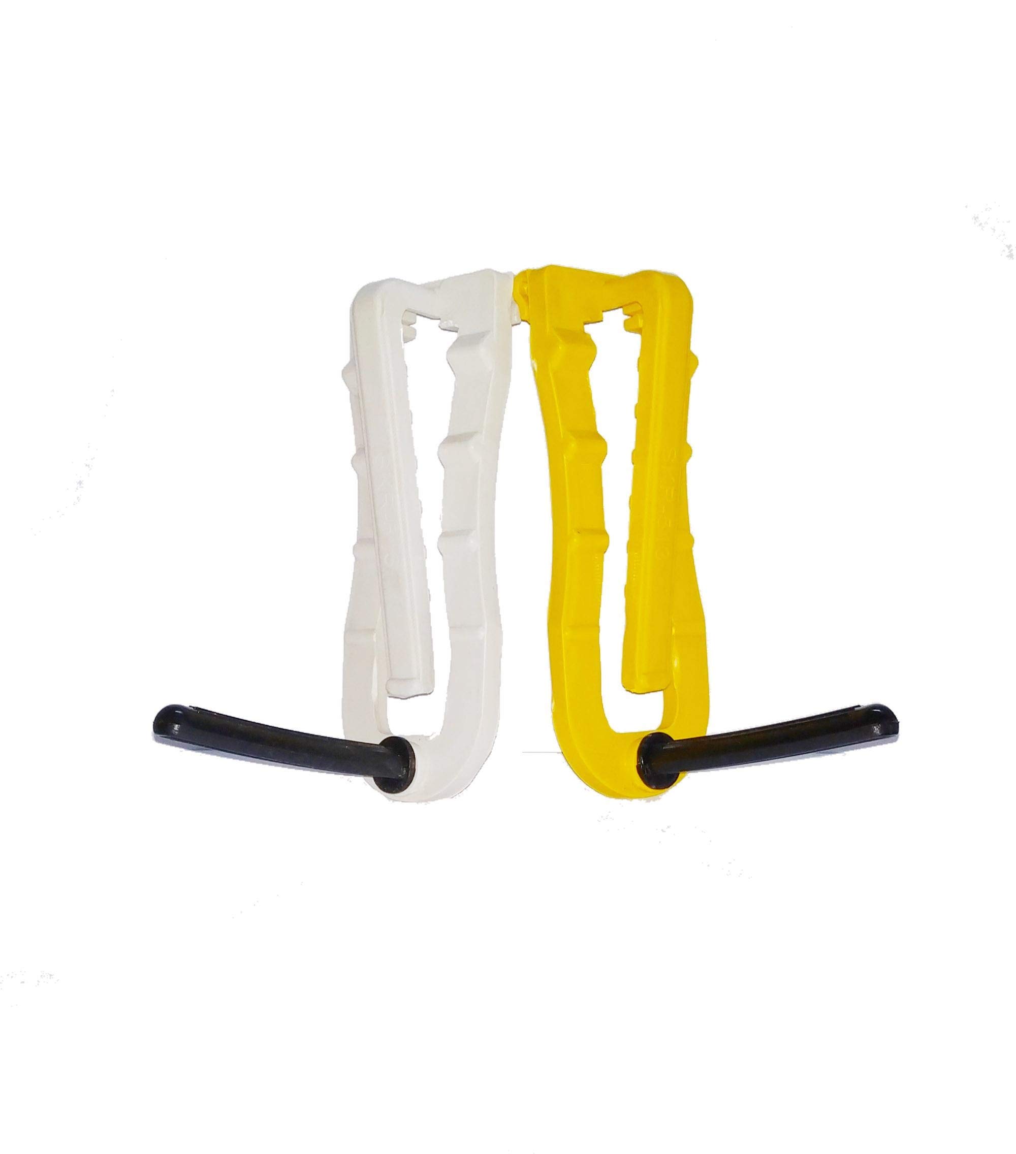 Pets Wizard Plastic Cuttlefish Bone Holder for Birds with Perch, Bone Holder for All Cages, Holder for Cuttlefish Bone for All Birds Budgies,Finches,Cockatiels (Yellow and White, 4 Holders) (B08LR6WKZ9) Amazon Price History, Amazon Price Tracker