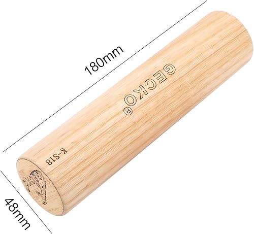 Miniatura 2 de GECKO Maracas - Martillo de arena, instrumento de percusión, maraca natural de madera para adultos, utilizado en actuaciones en vivo y conciertos