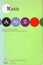 美品！2009年1月10日初版発行 ザ・フー ヤマハ・アトスDVDブックシリーズ Music A to Z (Universal reference library): Sacher, Jack
