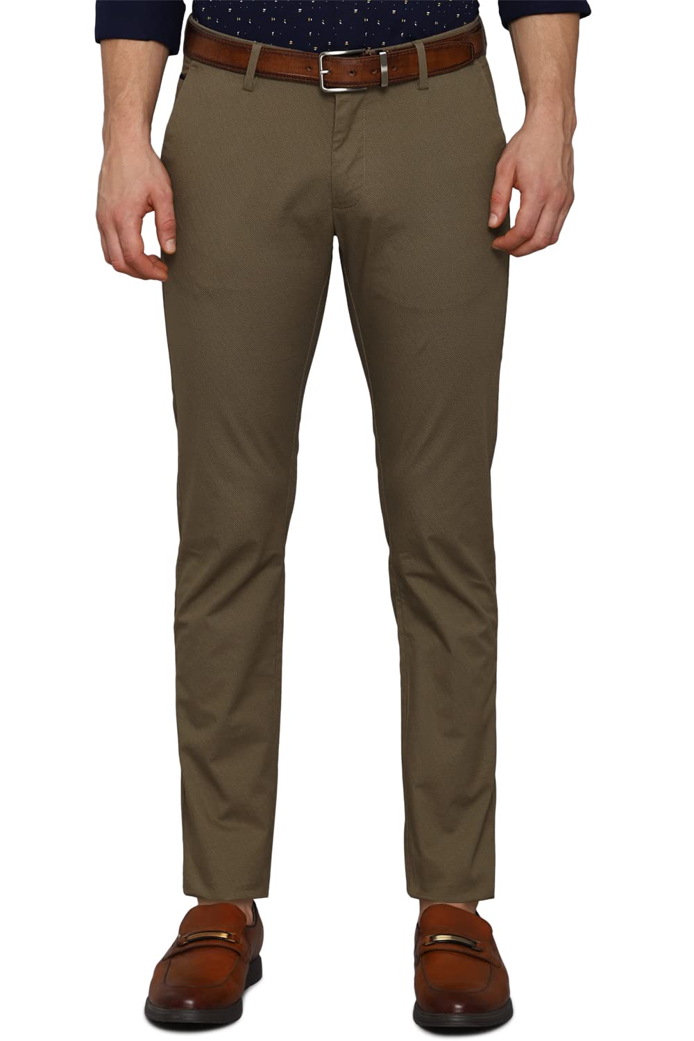 allen solly Men's Slim Casual Pants-picture-45