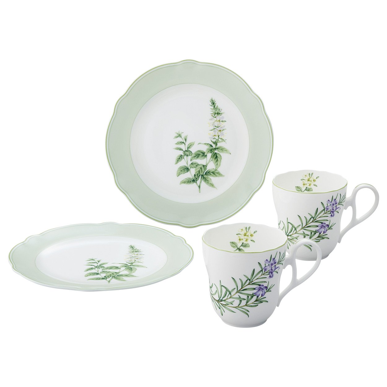 Amazon.co.jp: Noritake ノリタケ マグ & プレート ( ペアセット 
