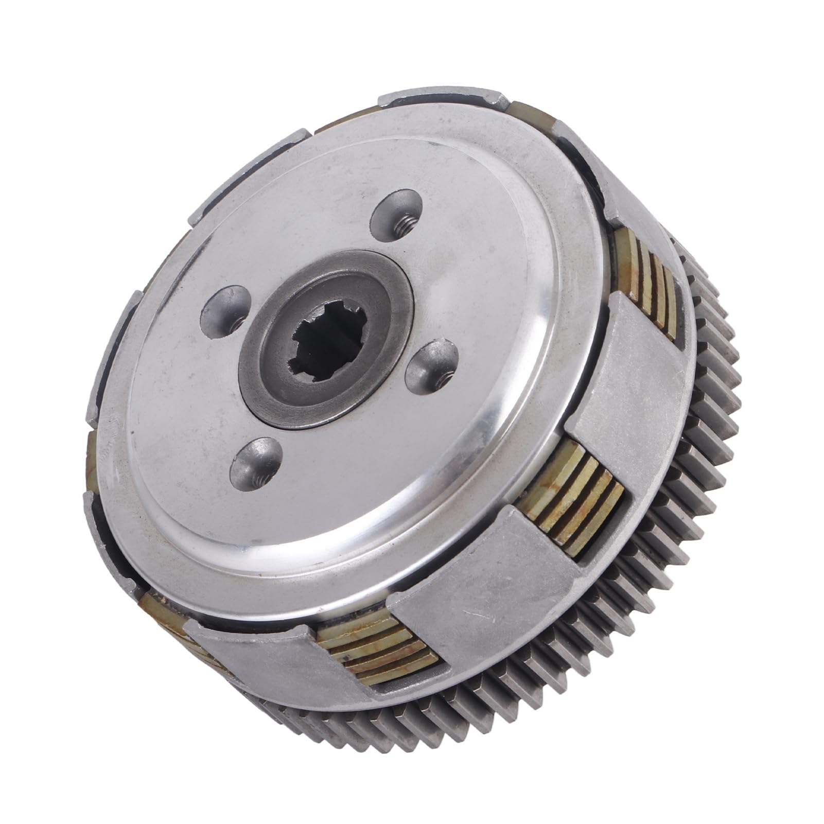 Keenso Gruppo Frizione Motore Moto, in Lega di Acciaio Ad Alta Durezza, Ricambio Diretto per Motore Manuale LIFAN con Prestazioni Migliorate per PIT Bike, Trail Bike