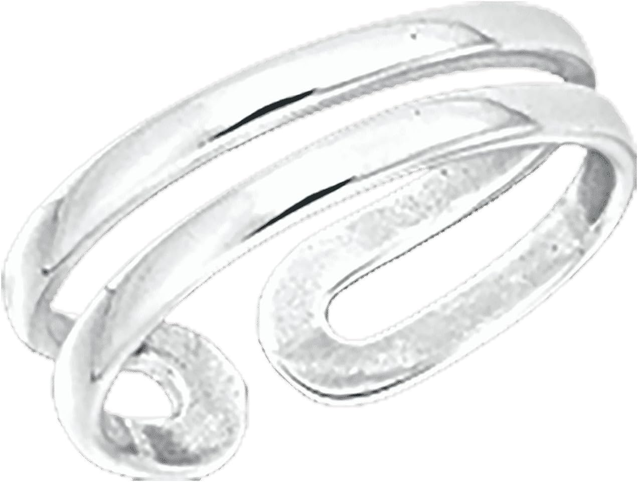 Silpada 'Parallel' Open Double-Band Midi Ring in Sterling Silver