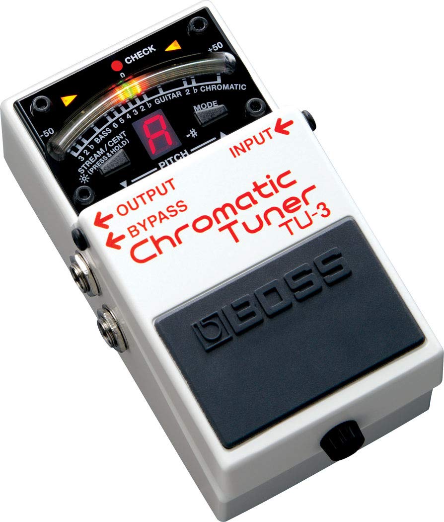 Boss TU-3 Chromatic - Sintonizador de suelo (incluye fuente de alimentación de 9 V)