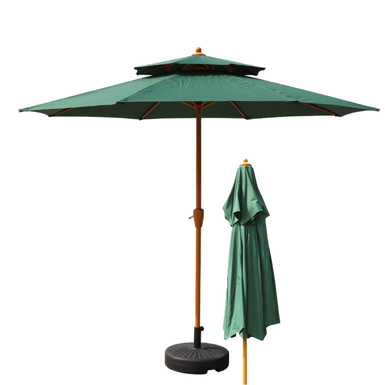 9 Stóp Parasol Ogrodowy, Duży Parasol Ogrodowy Na Zewnątrz, Do Ogrodu, Na Trawnik, Podwórko, Do Basenu, Z Ochroną Uv