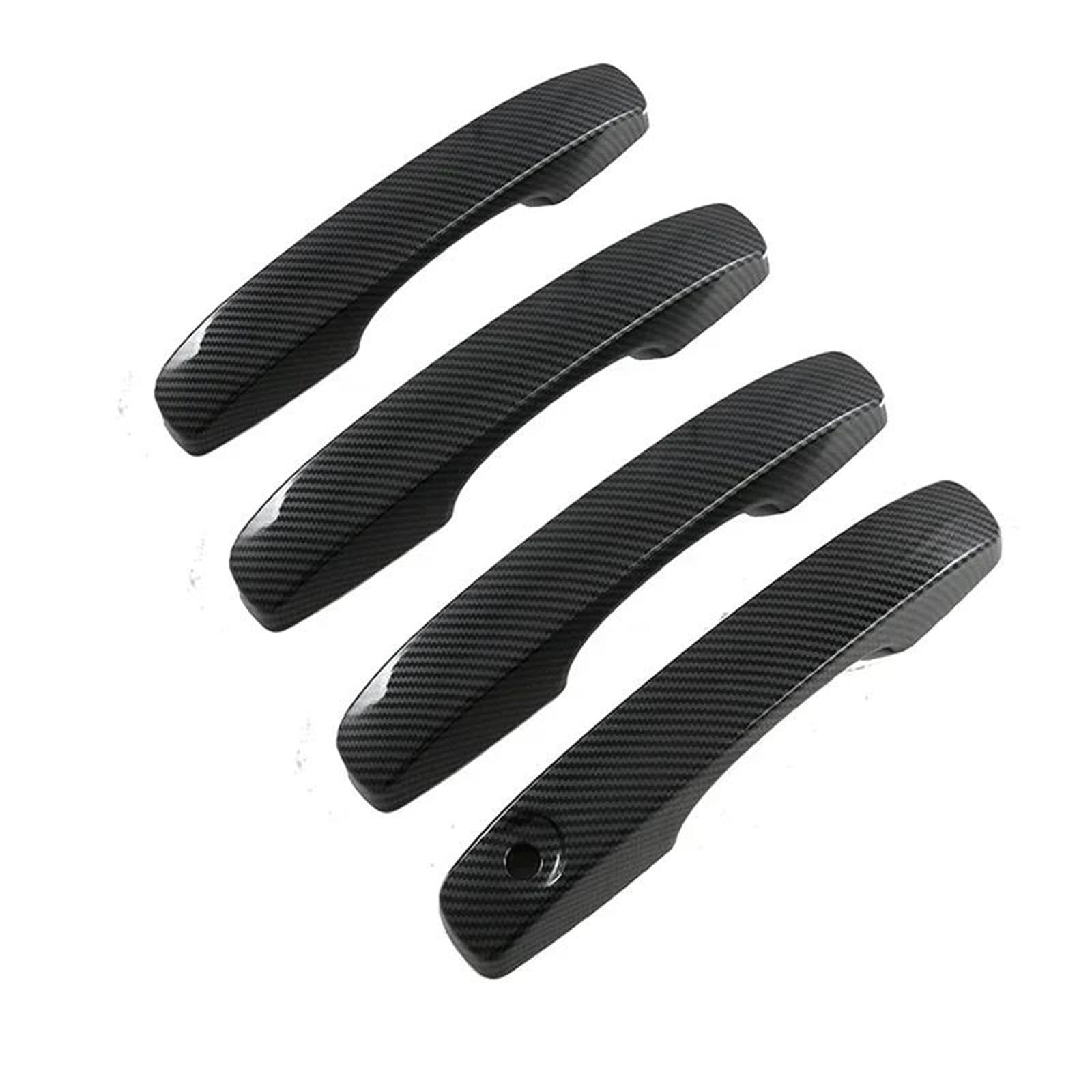 JTWMTY Car Door Handle Bowl Covers with Smart Entry Hole Exterior Trim Sticker for Ford for Ranger for Everest 2023 2024(Door Handle)
