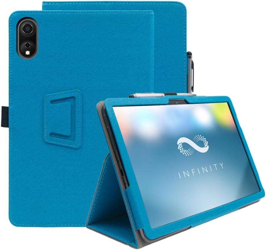 Compatible with Blackview tab 90 10.92 INCH Tablet case, Full Coverage Ultra Slim PU Leather Cover Case Folding Stand Cover Protective Tablet Cover with Hand Strap Magnet (Black)