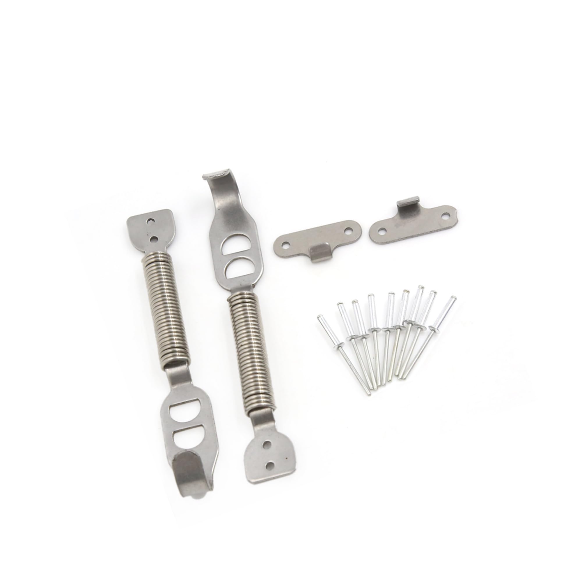 Partuto 2 PCS Bonnet Springs Fastener Hood Pin Set for Auto Replacement