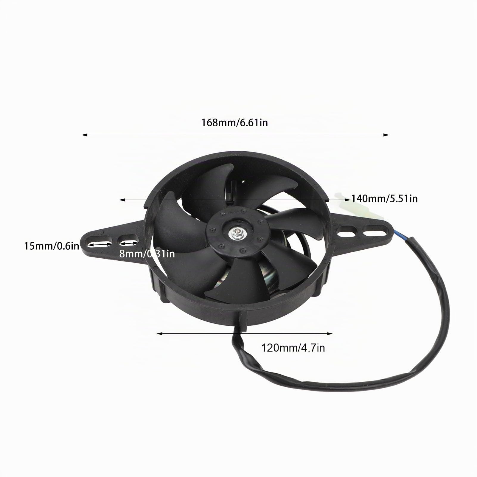 Ventilatore Sottile Per Radiatore Moto 12V - Refrigeratore Elettrico Ad Acqua E Olio Ad Alta Efficienza