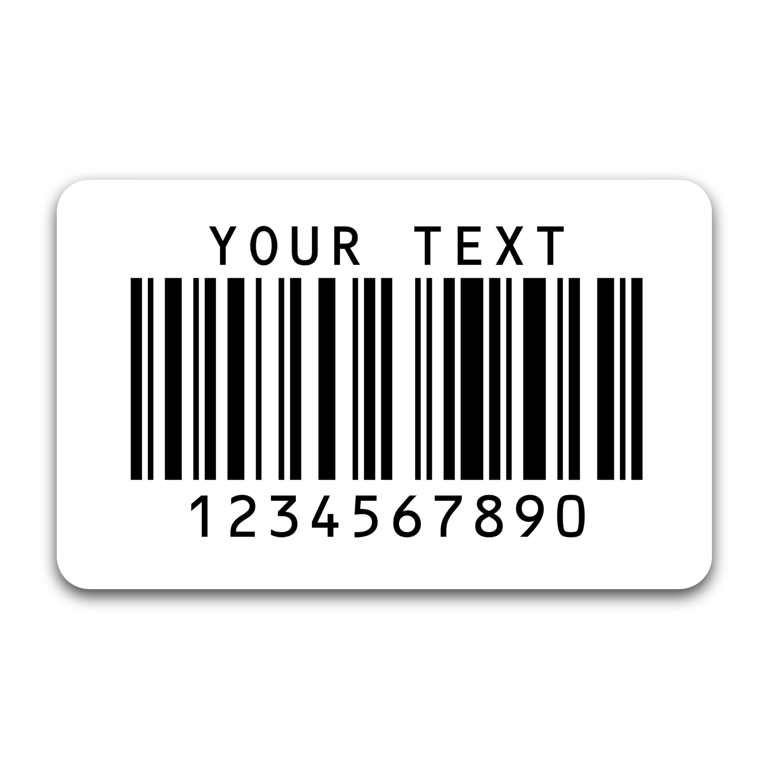 Custom Barcode Labels - Sequential or Identical Barcode Stickers - 250-100,000 Labels (1.2 x 0.75)