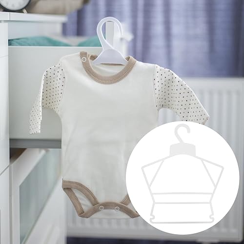 Miniatura 2 de Perchas de plástico, 10 unidades, para niños, bebés, recién nacidos, estantes de secado de ropa para el hogar, tienda, ropa de lavandería