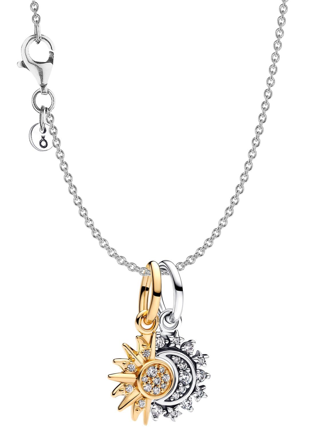 PANDORA Damen-Collier Silber Sonne und Mond Set 68595