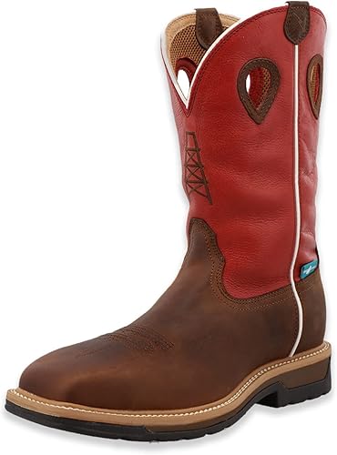 Twisted X Men's Waterproof Lite Western Work Boot Composite Toe - Mlccw01